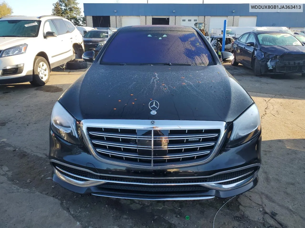 2018 Mercedes-Benz S Mercedes-Maybach S560 4Matic VIN: WDDUX8GB1JA363413 Lot: 80050514