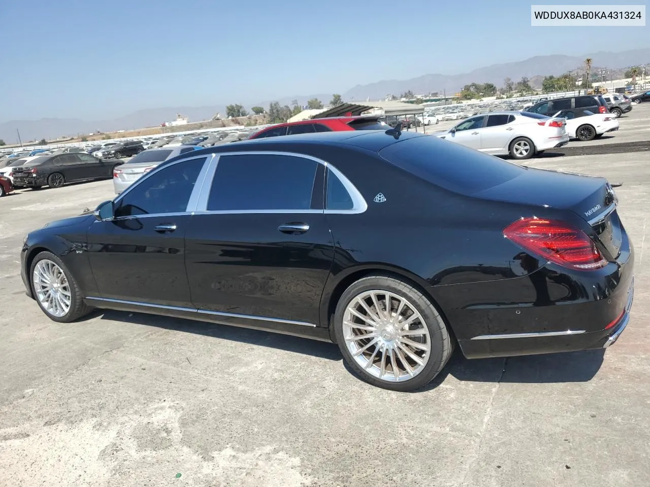 2019 Mercedes-Benz S Mercedes-Maybach S650 VIN: WDDUX8AB0KA431324 Lot: 73592484