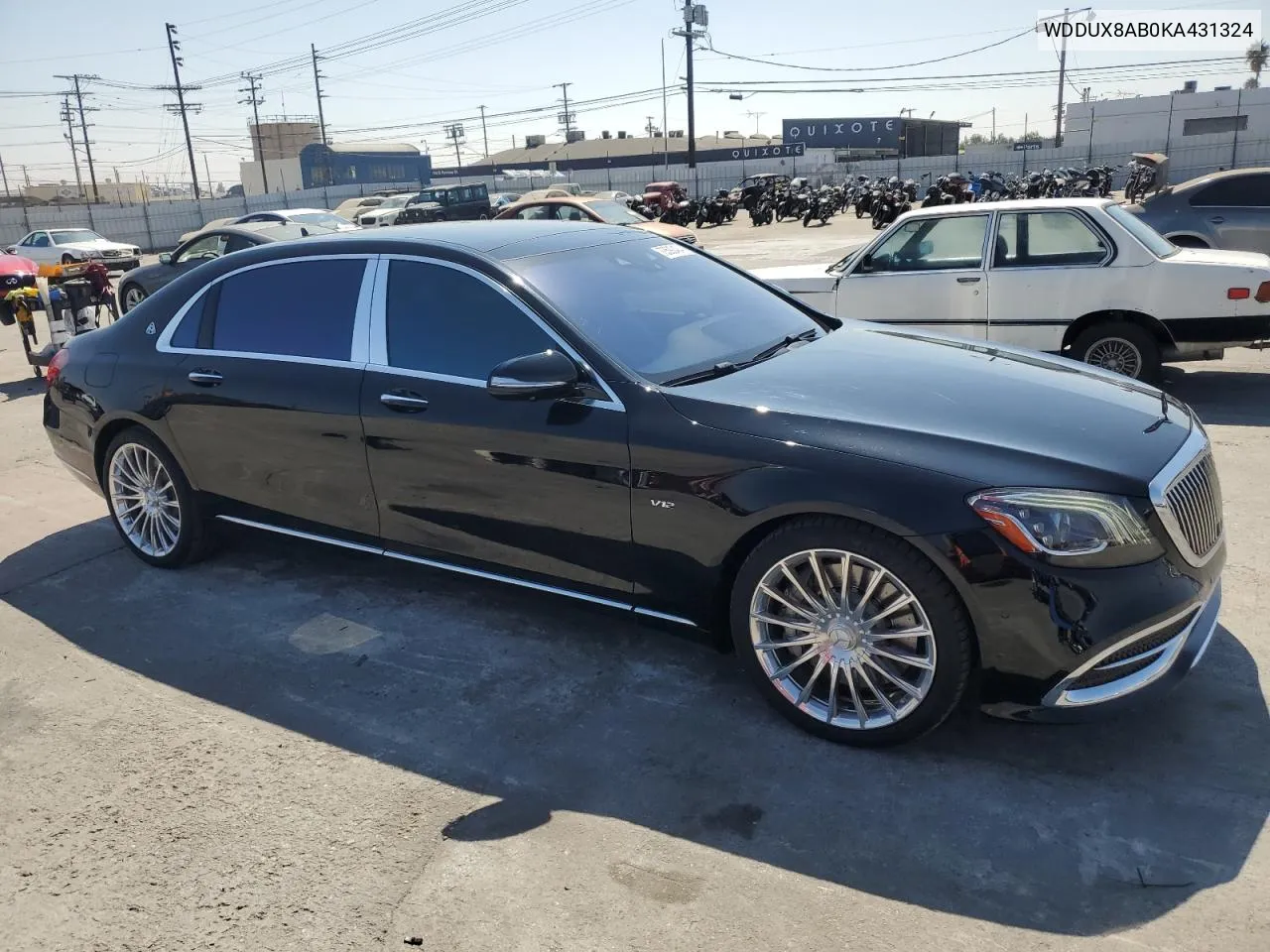 2019 Mercedes-Benz S Mercedes-Maybach S650 VIN: WDDUX8AB0KA431324 Lot: 73592484