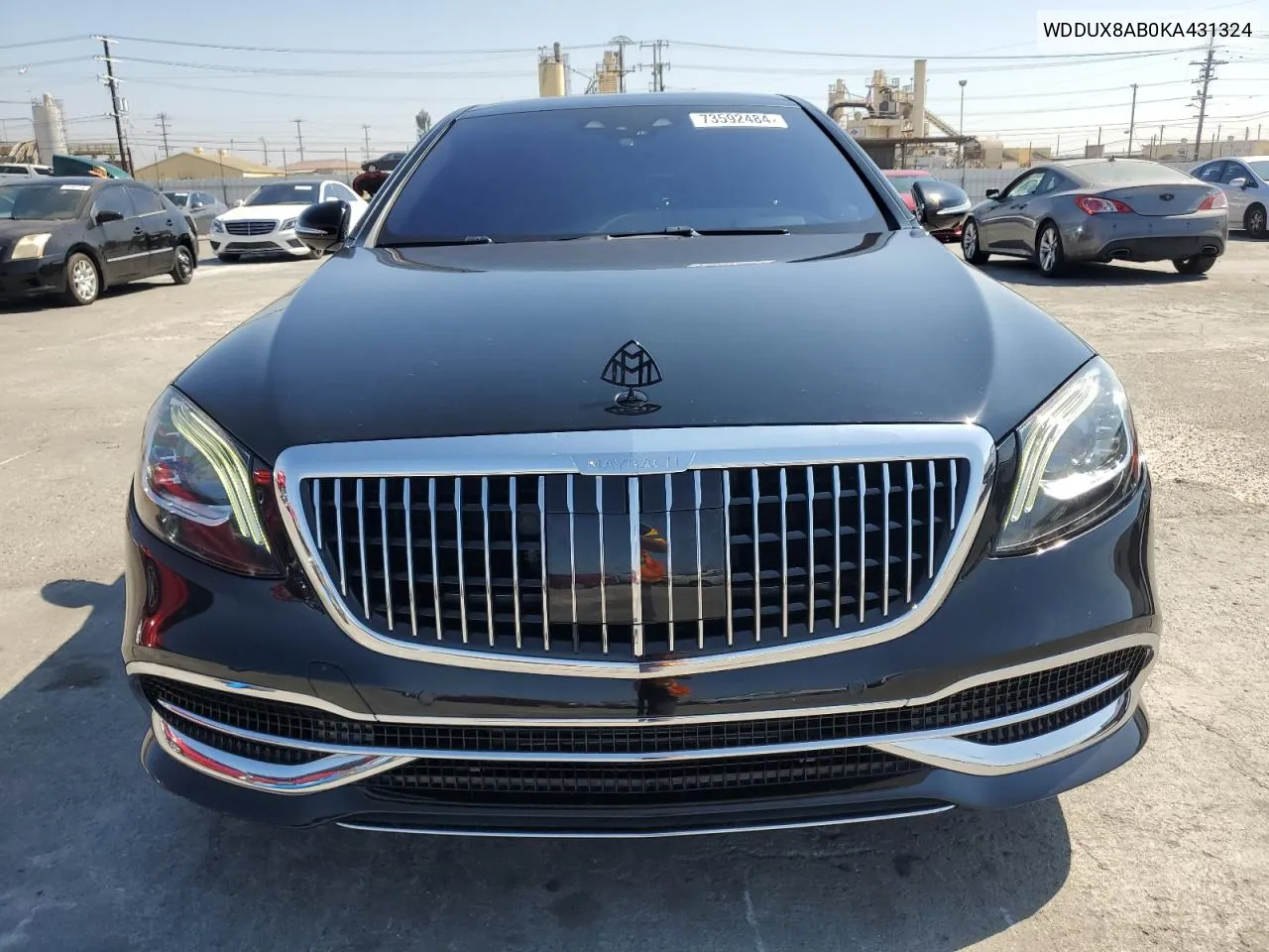 2019 Mercedes-Benz S Mercedes-Maybach S650 VIN: WDDUX8AB0KA431324 Lot: 73592484