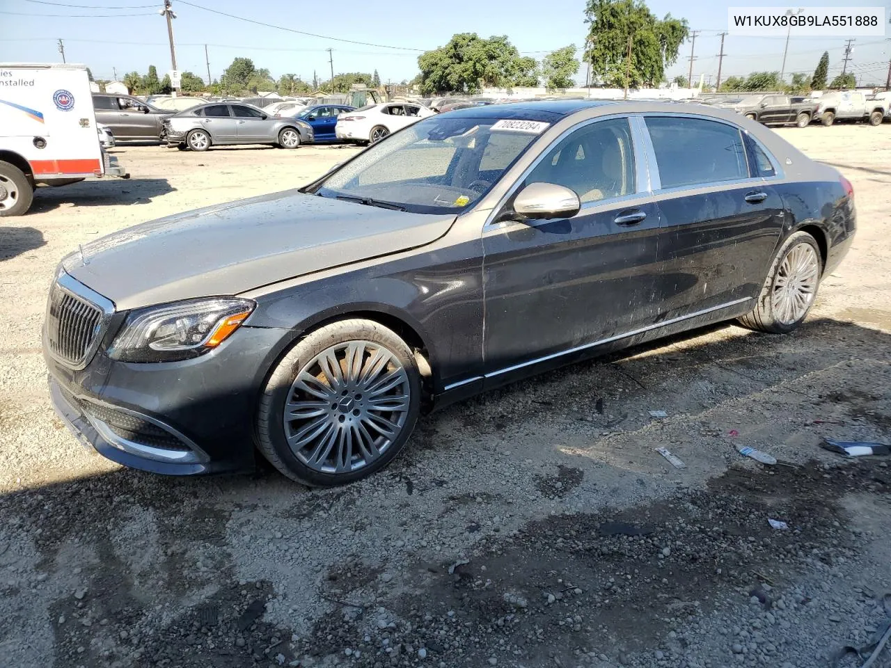 2020 Mercedes-Benz S Mercedes-Maybach S560 4Matic VIN: W1KUX8GB9LA551888 Lot: 70823284