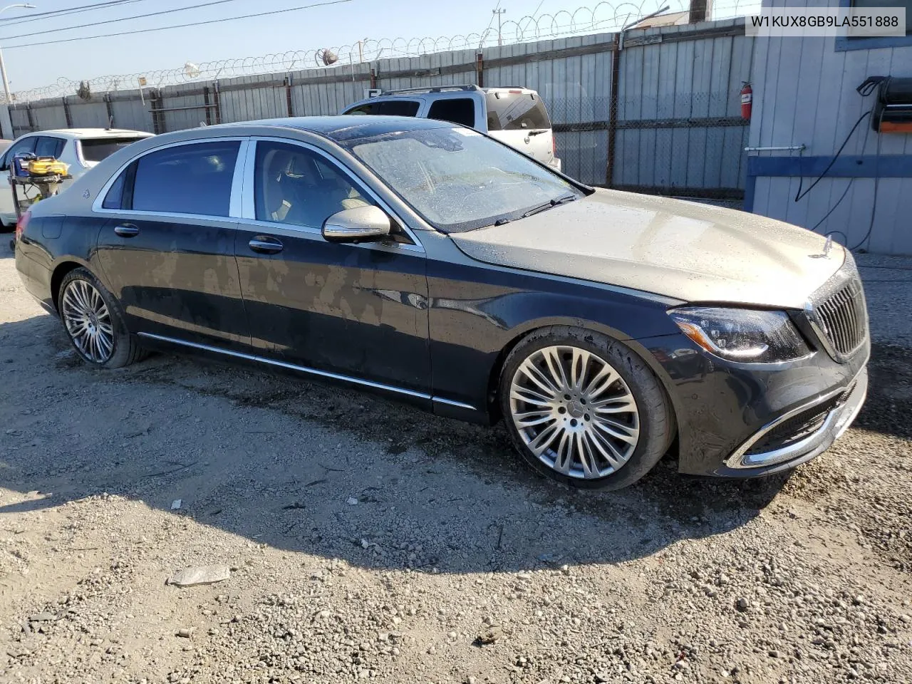 2020 Mercedes-Benz S Mercedes-Maybach S560 4Matic VIN: W1KUX8GB9LA551888 Lot: 70823284