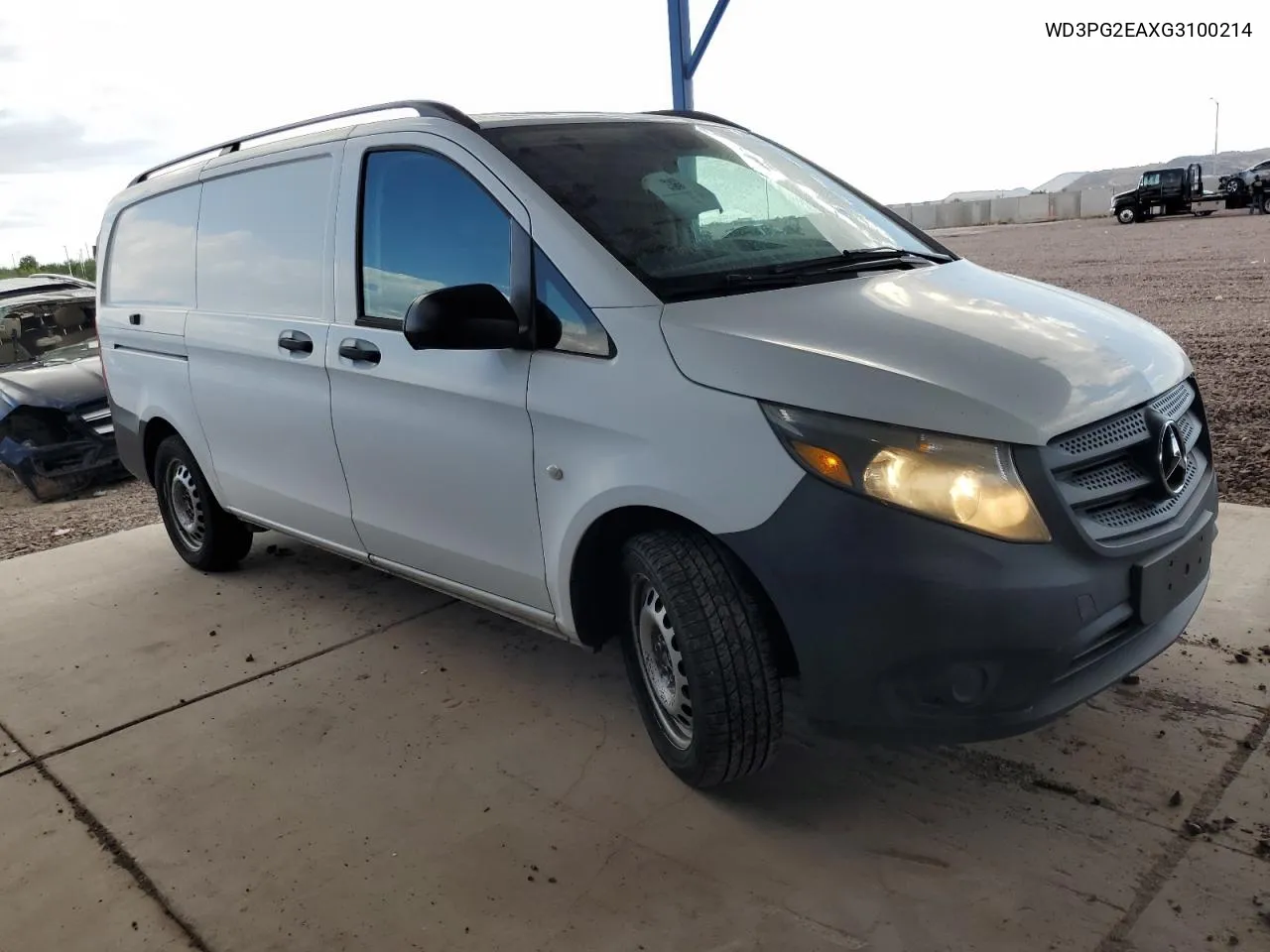 2016 Mercedes-Benz Metris VIN: WD3PG2EAXG3100214 Lot: 71650394