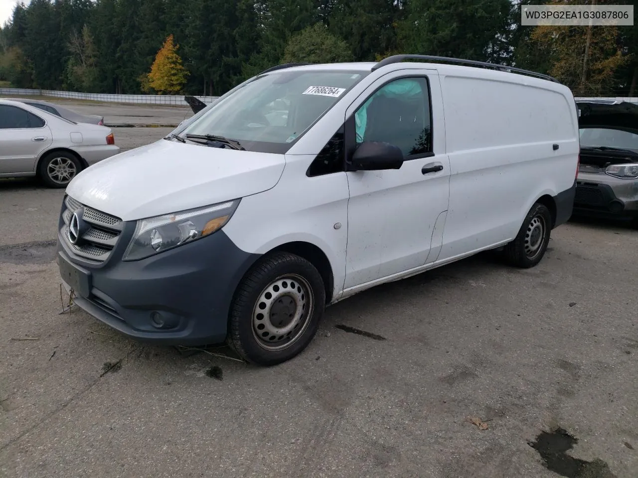 2016 Mercedes-Benz Metris VIN: WD3PG2EA1G3087806 Lot: 77686264