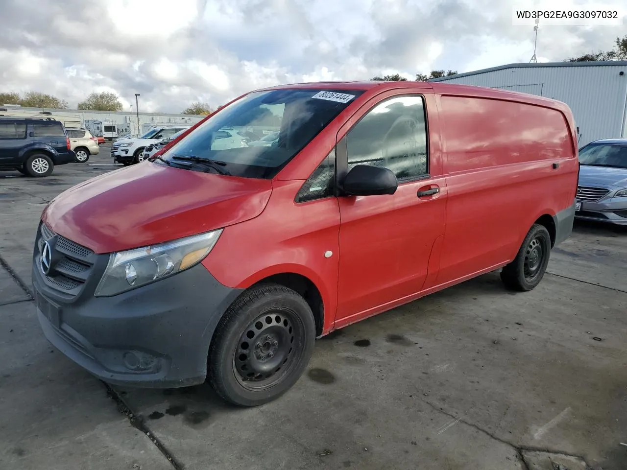 2016 Mercedes-Benz Metris VIN: WD3PG2EA9G3097032 Lot: 80261444