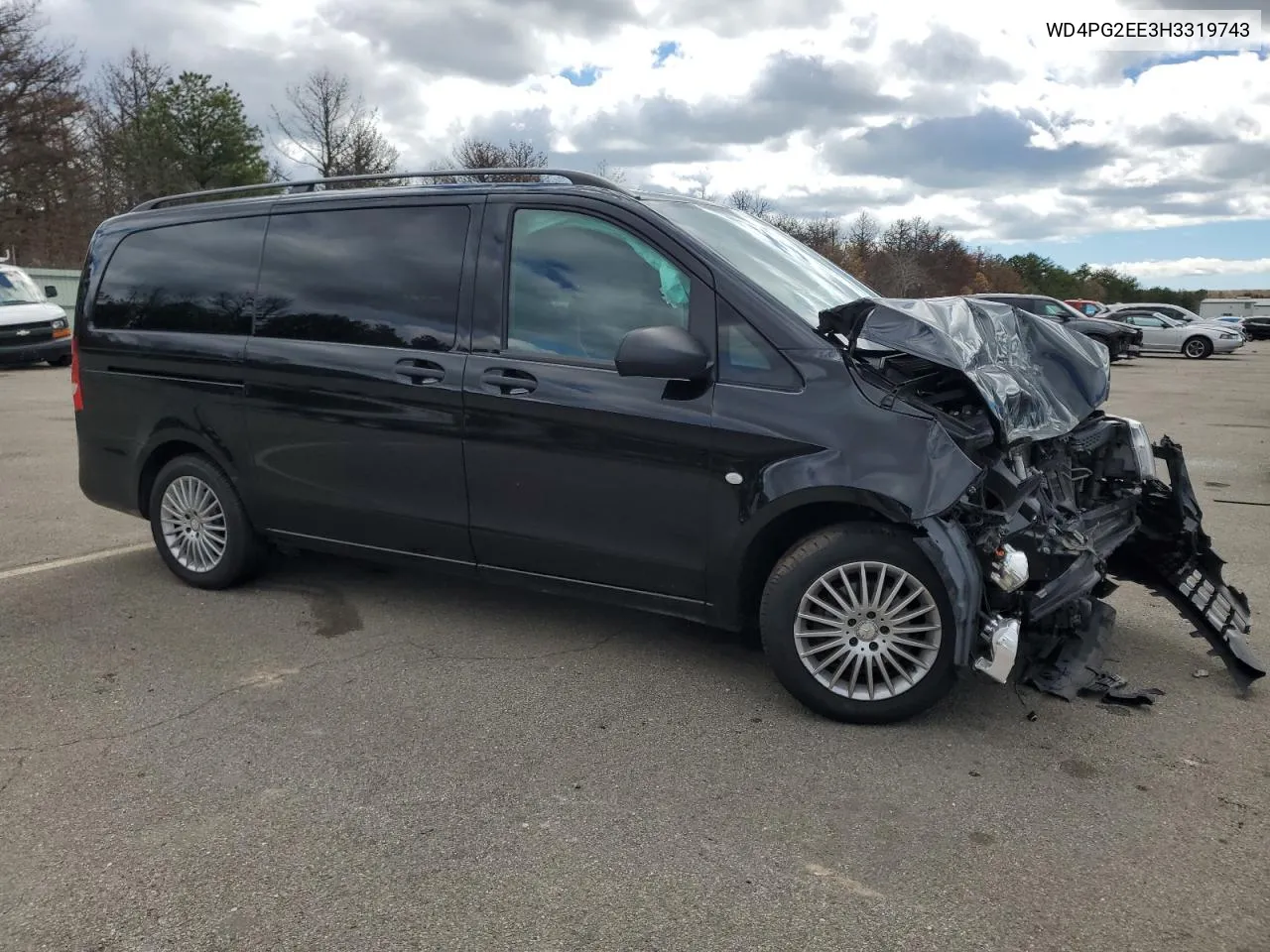 2017 Mercedes-Benz Metris VIN: WD4PG2EE3H3319743 Lot: 49717164