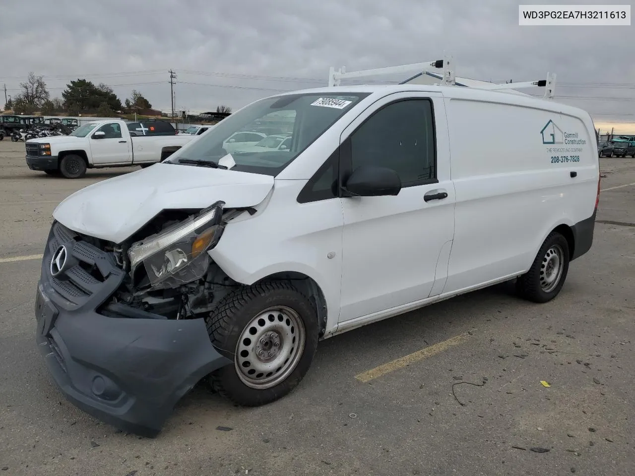 2017 Mercedes-Benz Metris VIN: WD3PG2EA7H3211613 Lot: 79085944