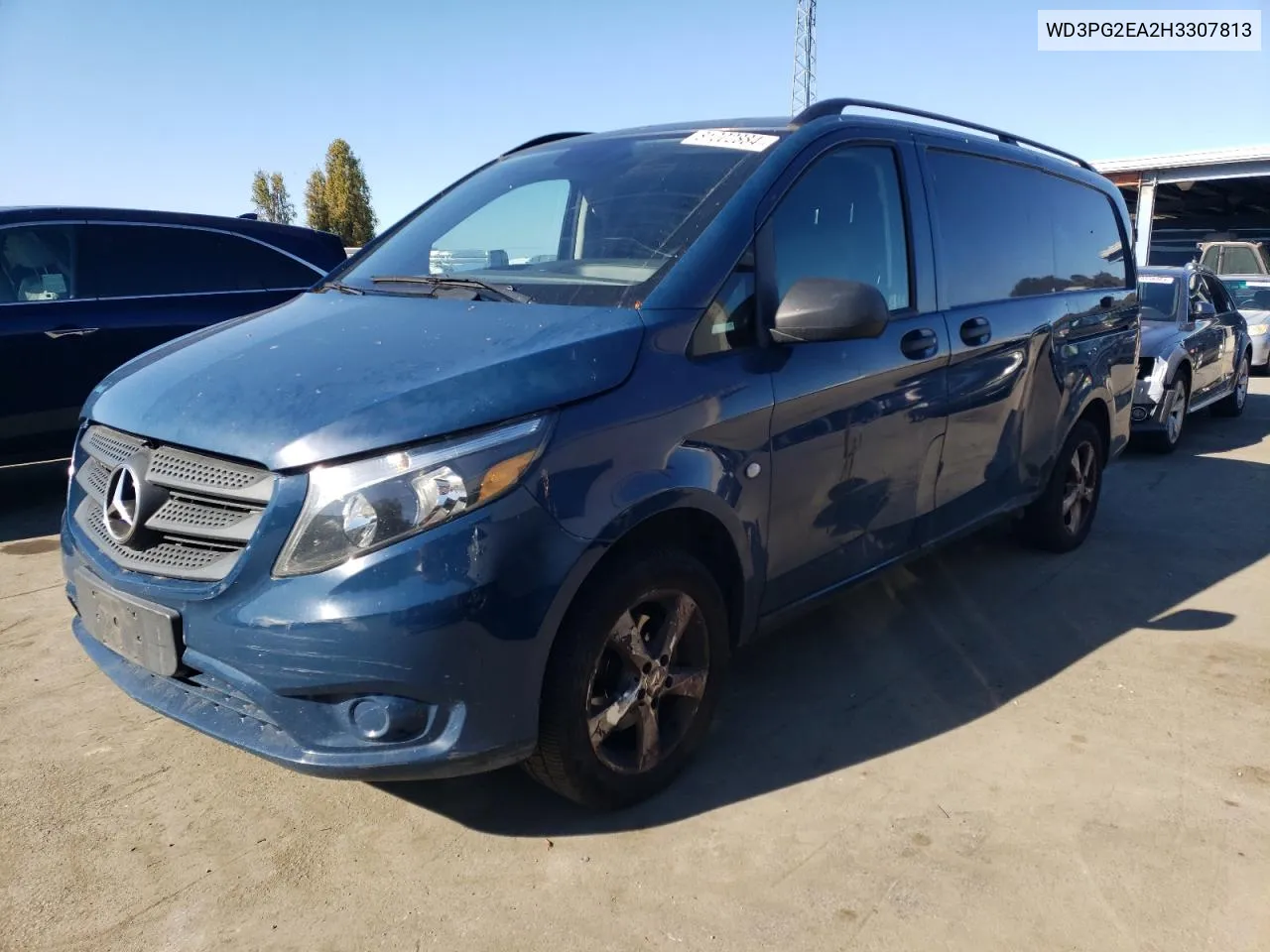 2017 Mercedes-Benz Metris VIN: WD3PG2EA2H3307813 Lot: 81002884