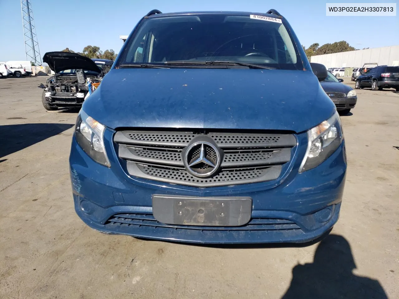 2017 Mercedes-Benz Metris VIN: WD3PG2EA2H3307813 Lot: 81002884