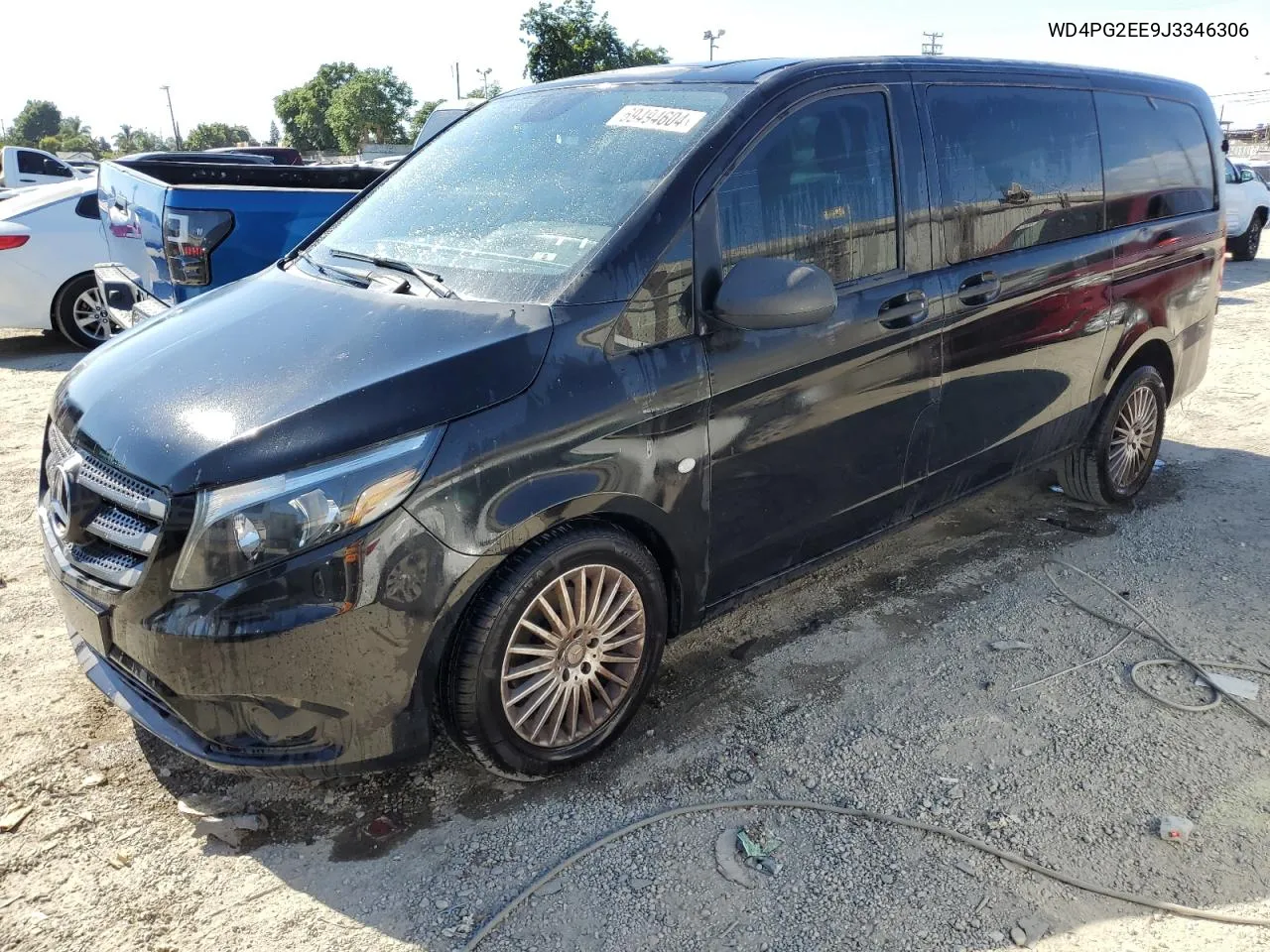 2018 Mercedes-Benz Metris VIN: WD4PG2EE9J3346306 Lot: 69494604