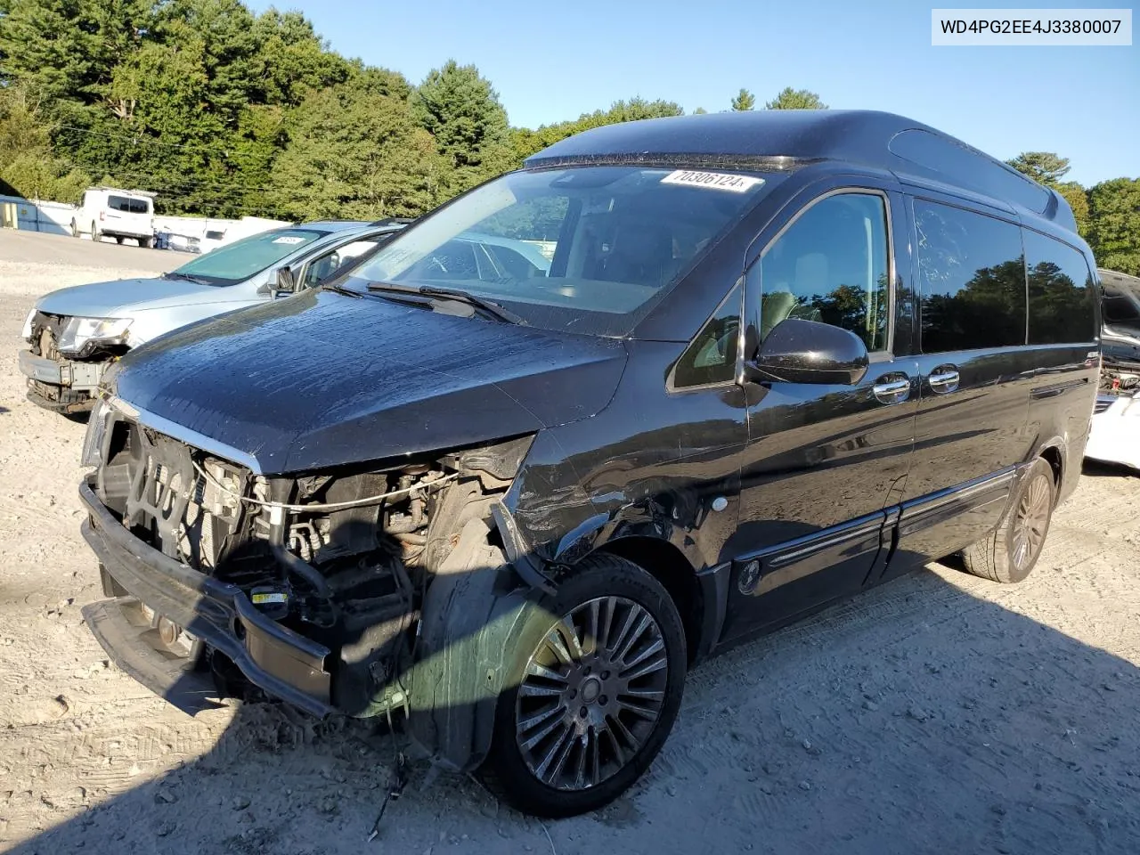 2018 Mercedes-Benz Metris VIN: WD4PG2EE4J3380007 Lot: 70306124