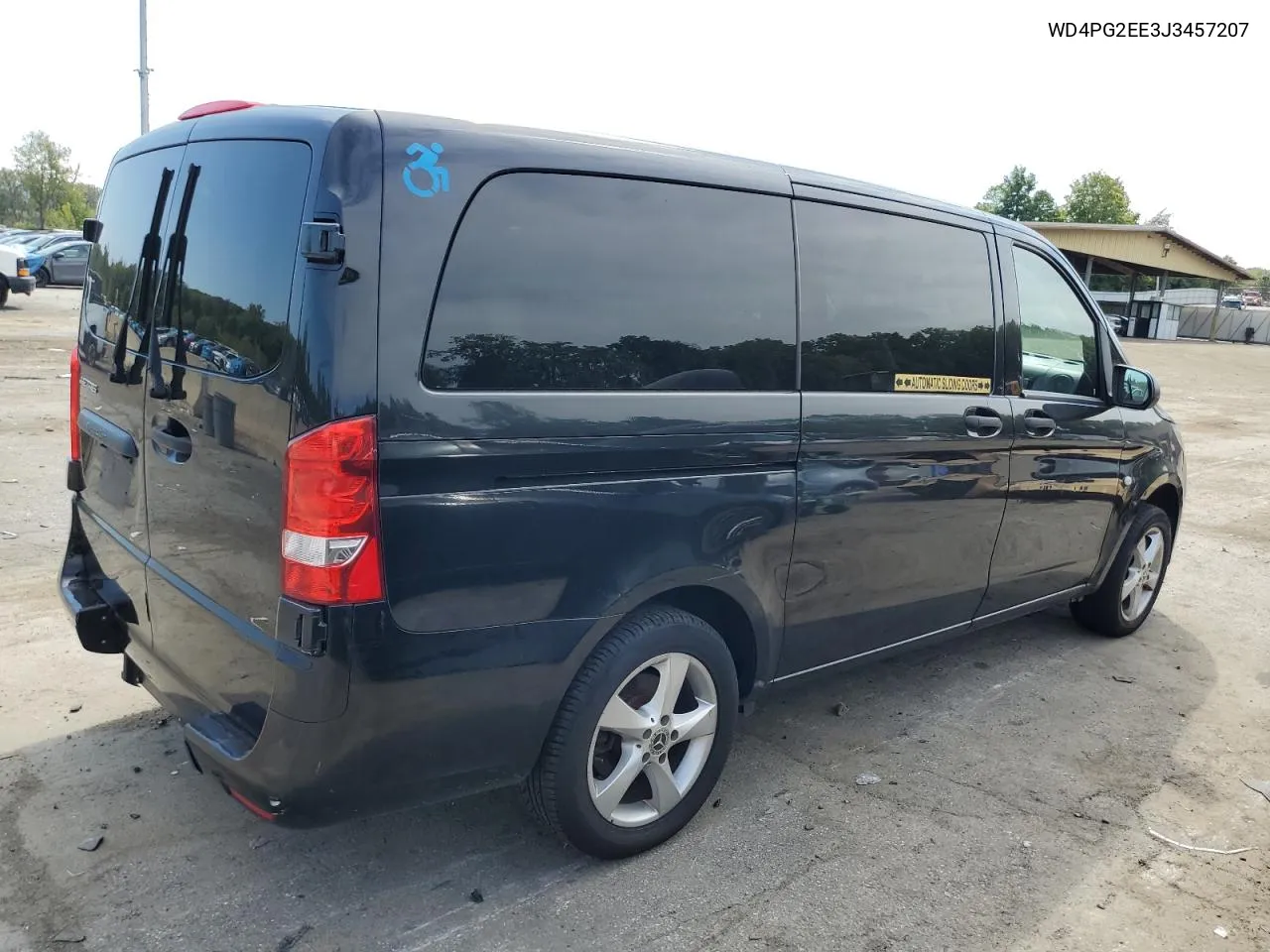 2018 Mercedes-Benz Metris VIN: WD4PG2EE3J3457207 Lot: 70537384