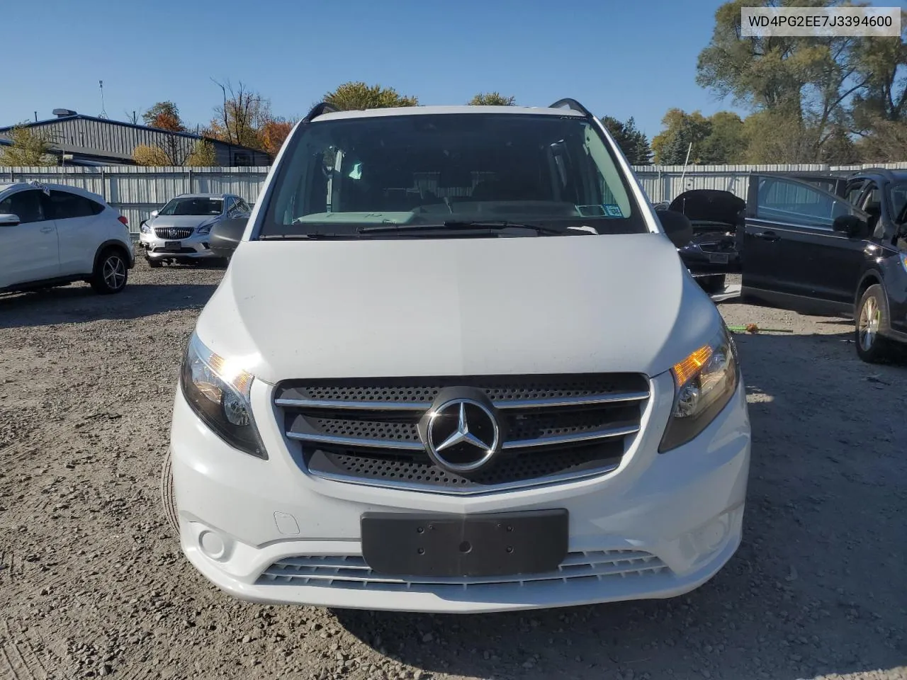 2018 Mercedes-Benz Metris VIN: WD4PG2EE7J3394600 Lot: 74778674