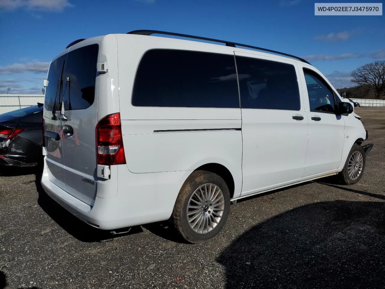 2018 Mercedes-Benz Metris VIN: WD4PG2EE7J3475970 Lot: 80128174