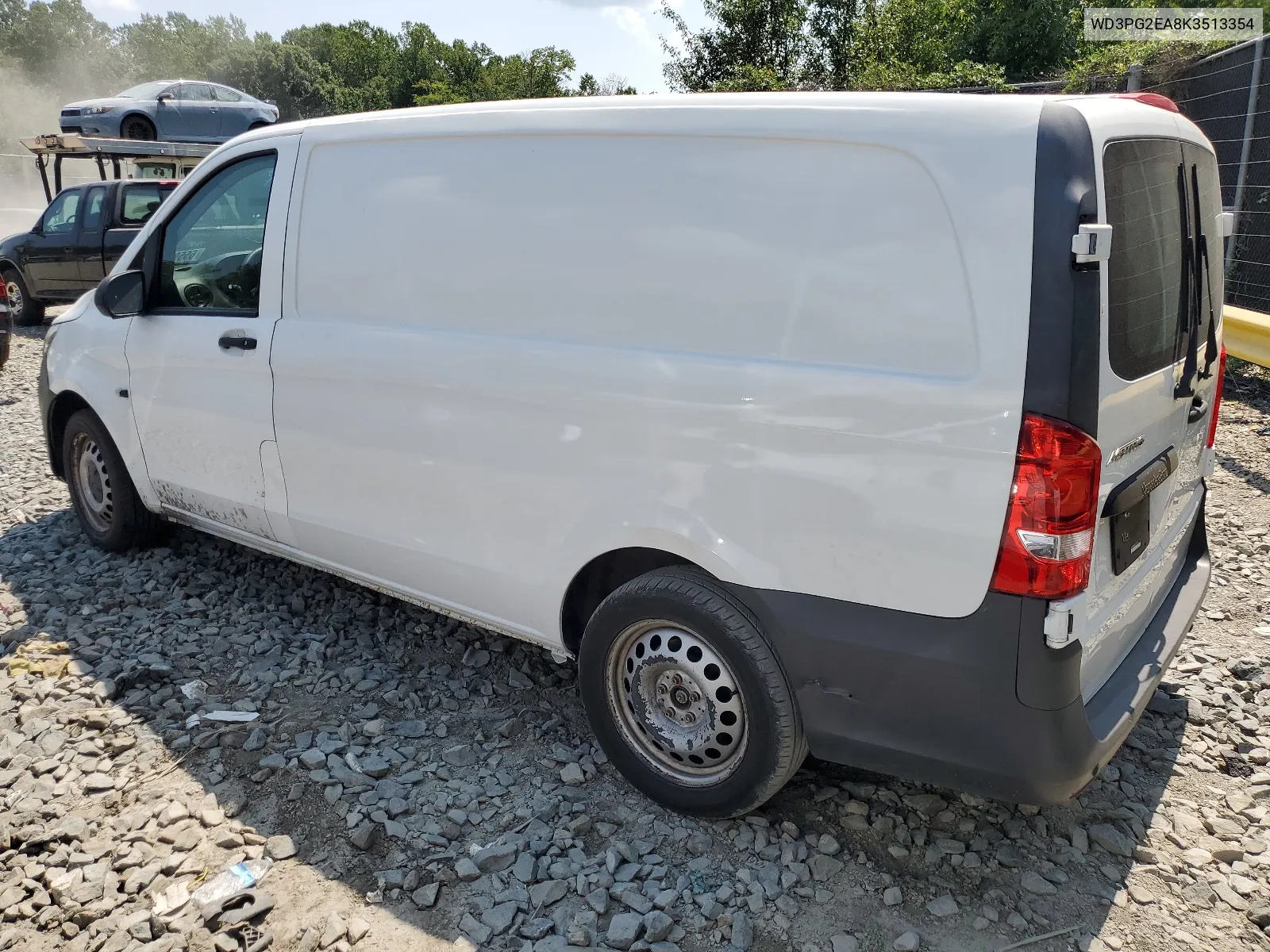 2019 Mercedes-Benz Metris VIN: WD3PG2EA8K3513354 Lot: 65596024