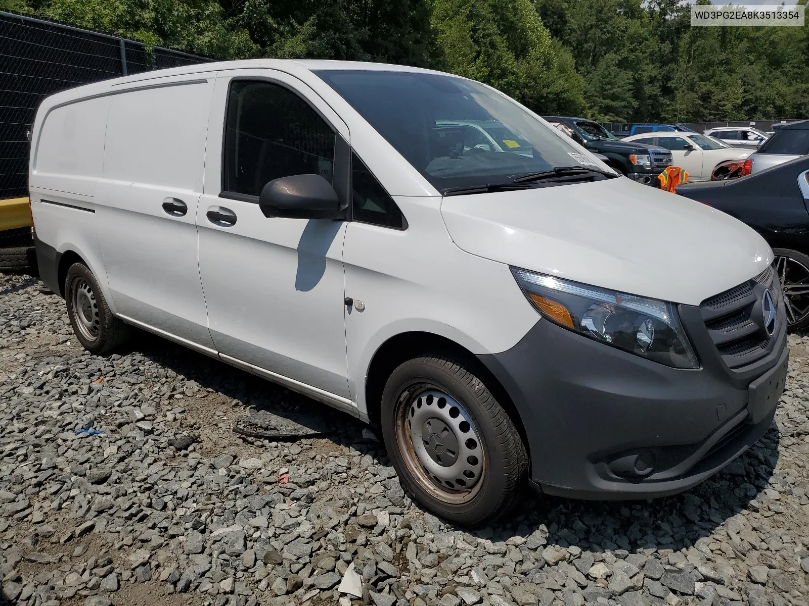 2019 Mercedes-Benz Metris VIN: WD3PG2EA8K3513354 Lot: 65596024