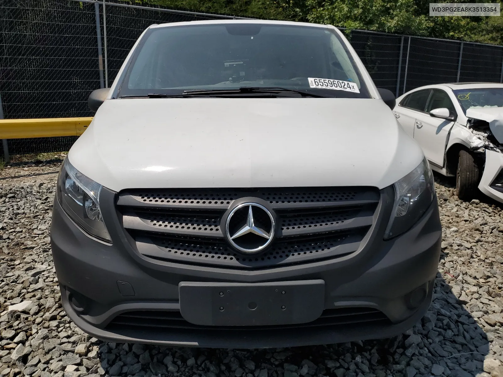 2019 Mercedes-Benz Metris VIN: WD3PG2EA8K3513354 Lot: 65596024