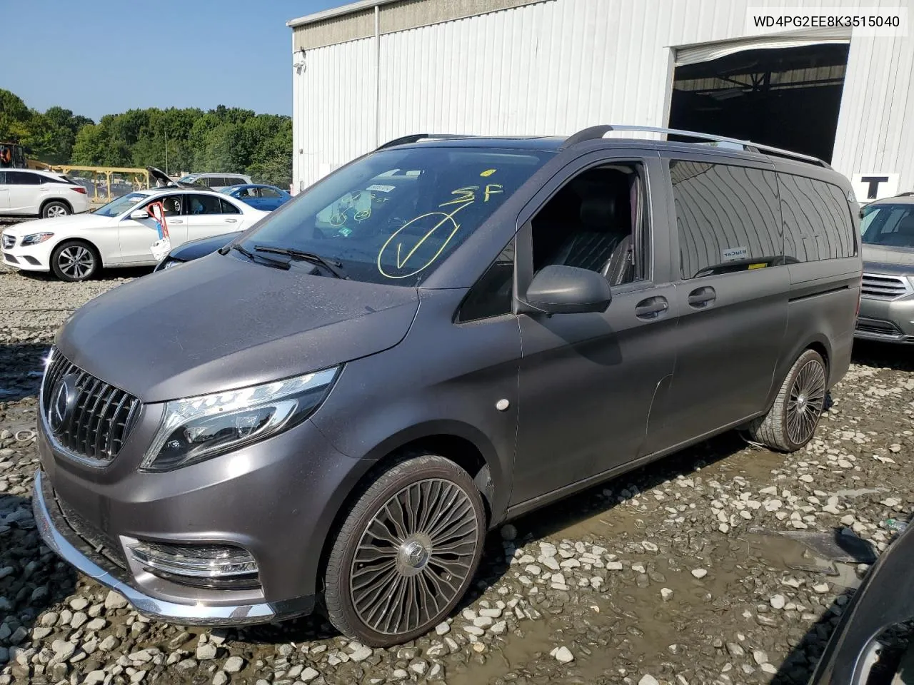 2019 Mercedes-Benz Metris VIN: WD4PG2EE8K3515040 Lot: 67697094