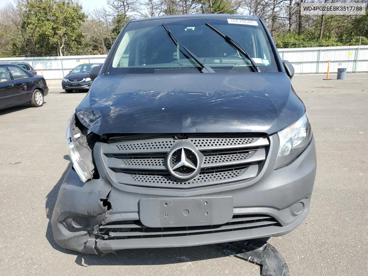 2019 Mercedes-Benz Metris VIN: WD4PG2EE8K3517788 Lot: 70870644