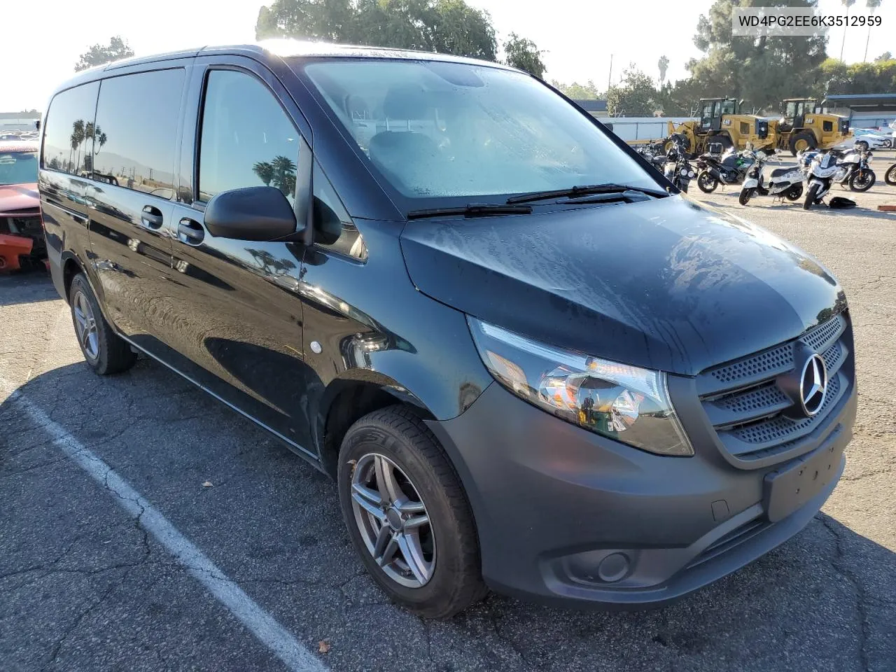 2019 Mercedes-Benz Metris VIN: WD4PG2EE6K3512959 Lot: 75256644