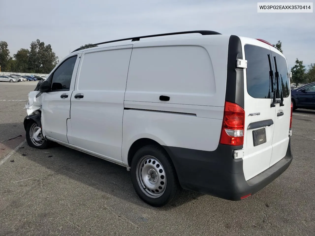 2019 Mercedes-Benz Metris VIN: WD3PG2EAXK3570414 Lot: 79516864