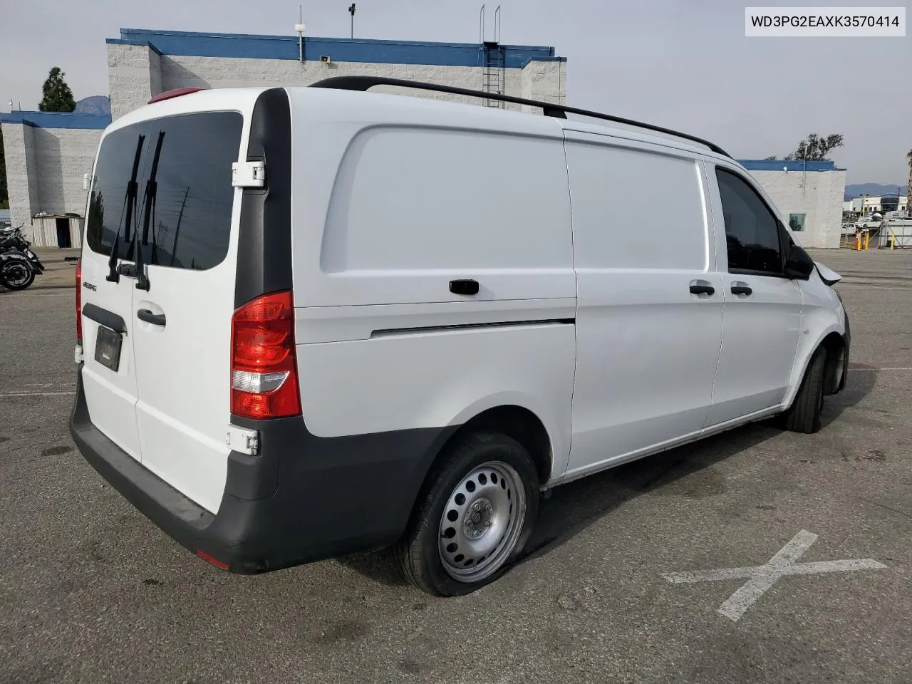 2019 Mercedes-Benz Metris VIN: WD3PG2EAXK3570414 Lot: 79516864