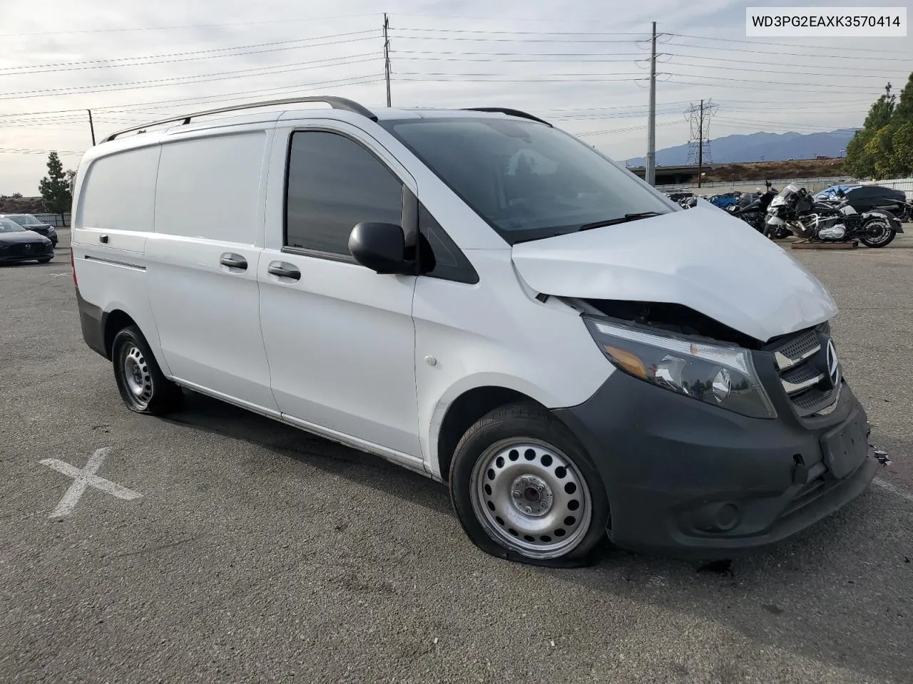 2019 Mercedes-Benz Metris VIN: WD3PG2EAXK3570414 Lot: 79516864