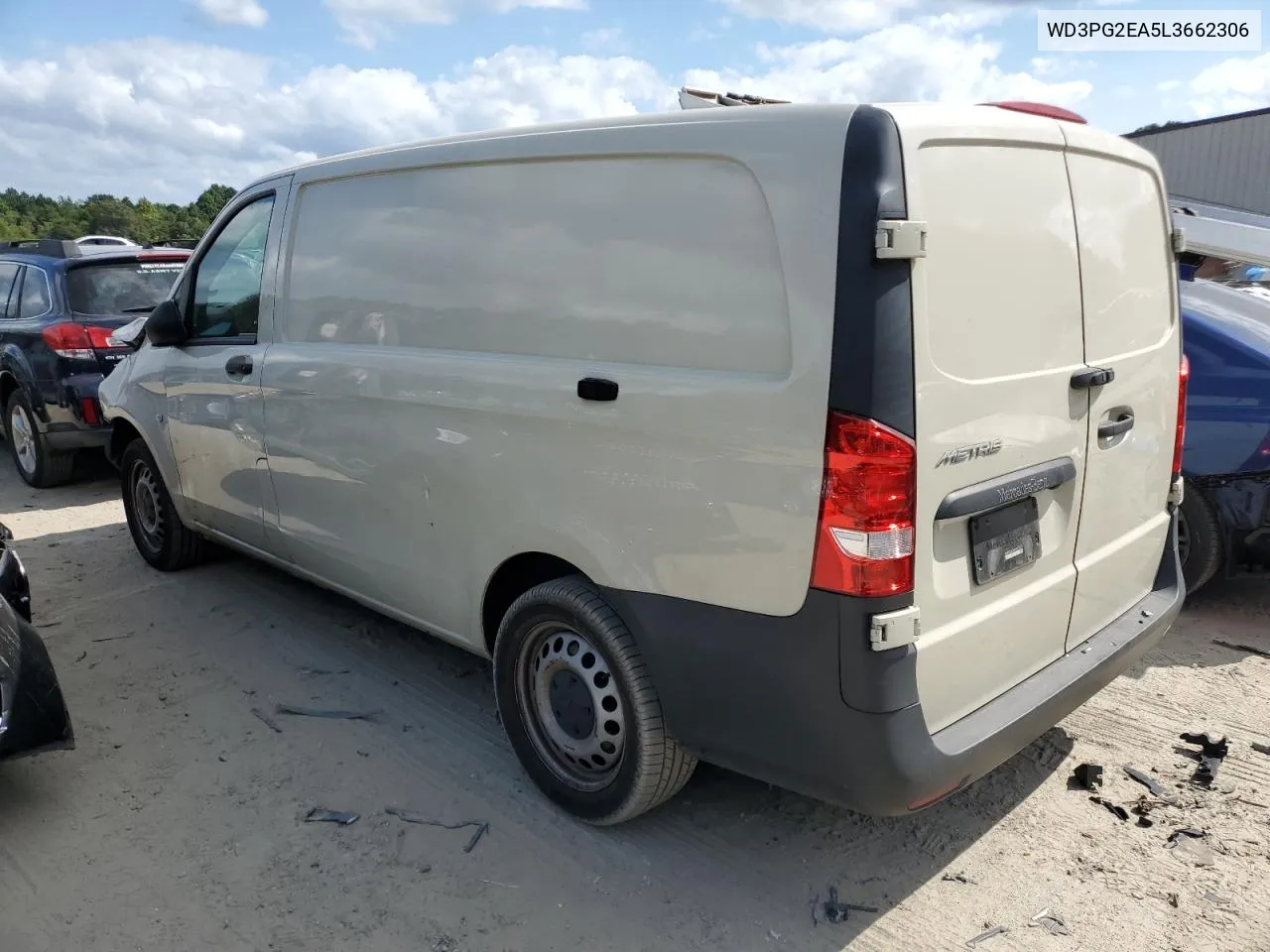 2020 Mercedes-Benz Metris VIN: WD3PG2EA5L3662306 Lot: 70318014