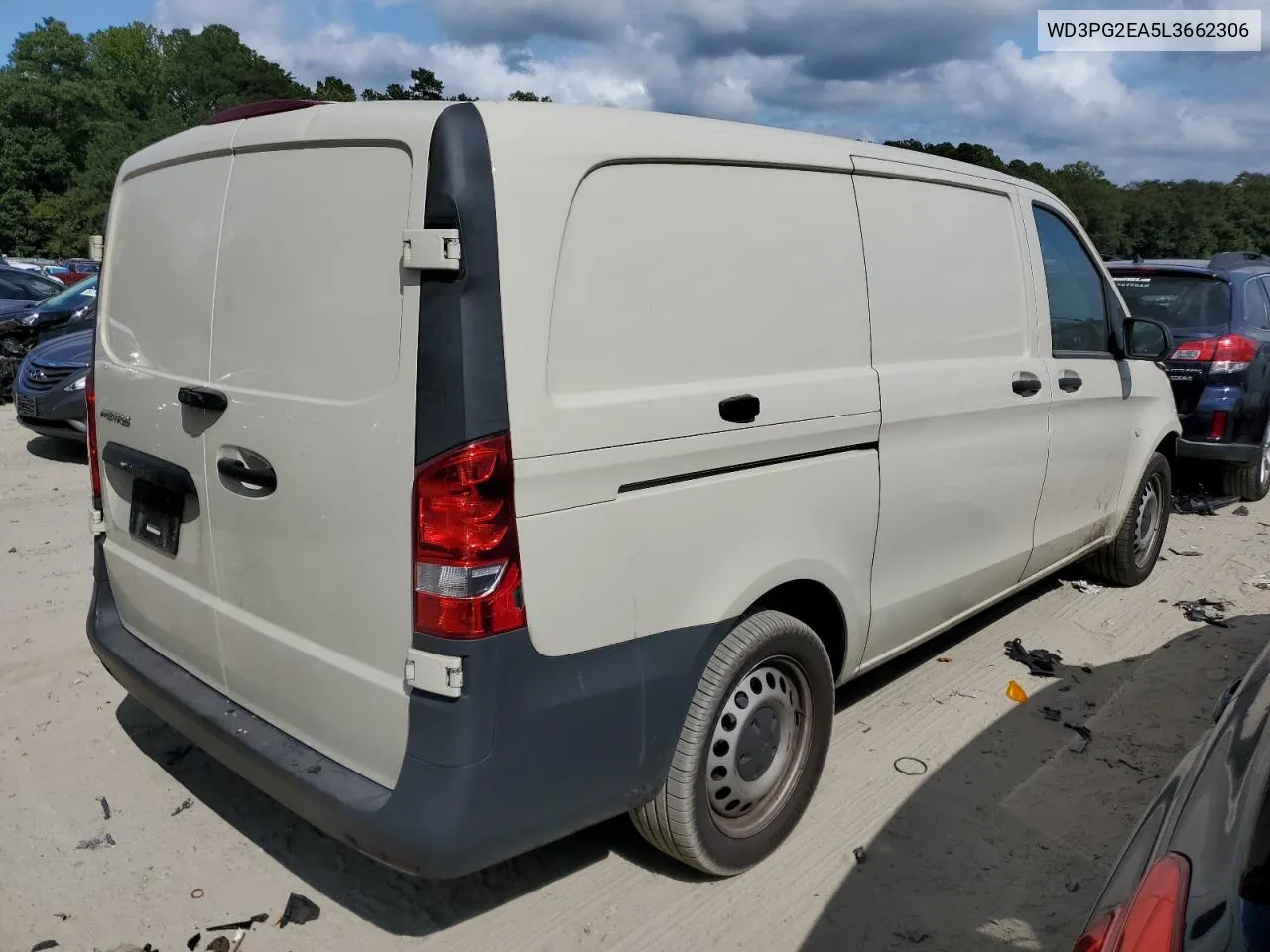 2020 Mercedes-Benz Metris VIN: WD3PG2EA5L3662306 Lot: 70318014