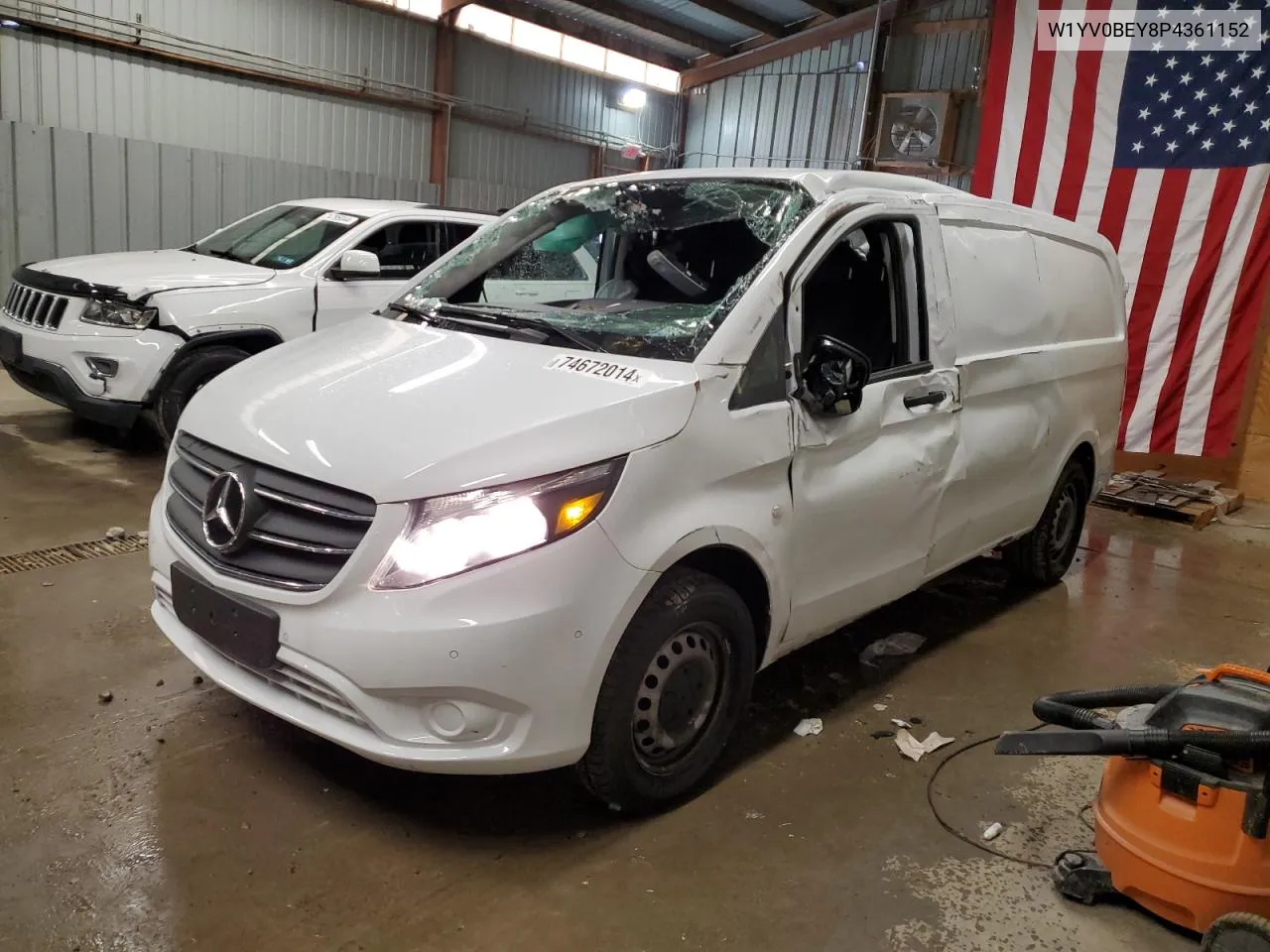 2023 Mercedes-Benz Metris VIN: W1YV0BEY8P4361152 Lot: 74672014