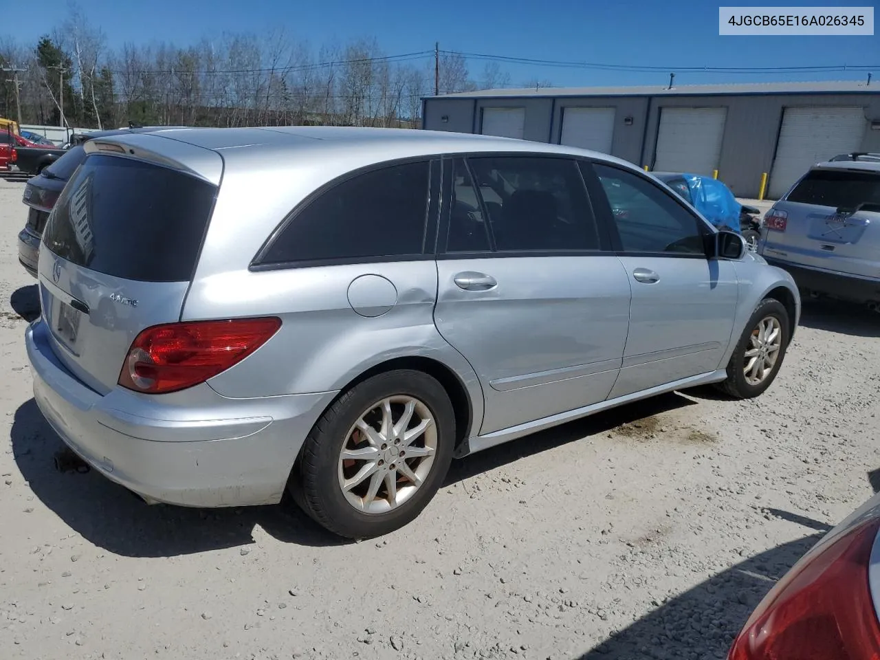 2006 Mercedes-Benz R 350 VIN: 4JGCB65E16A026345 Lot: 52179044