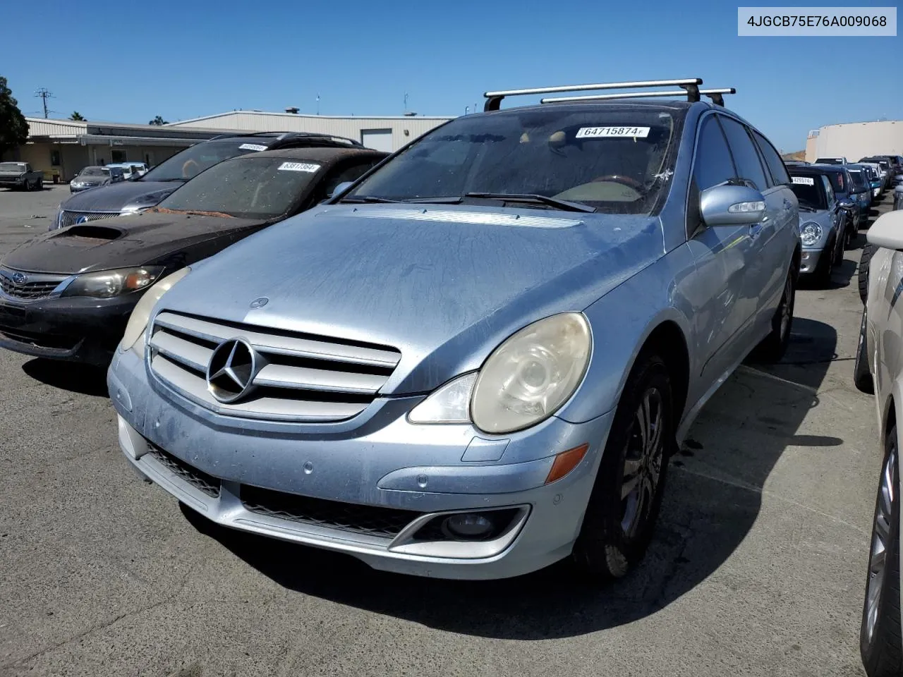 2006 Mercedes-Benz R 500 VIN: 4JGCB75E76A009068 Lot: 64715874