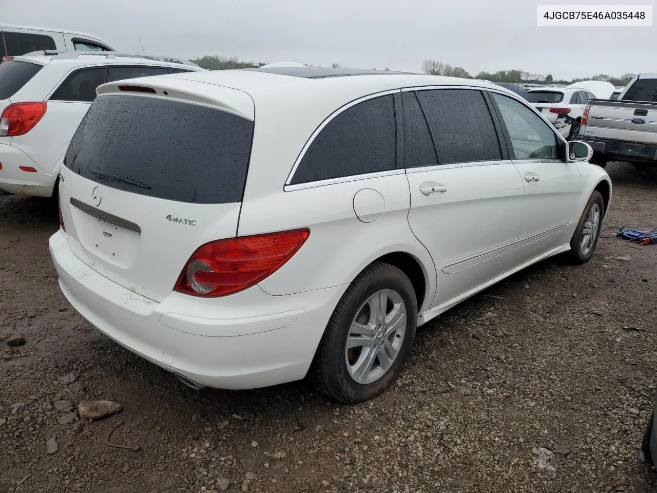 2006 Mercedes-Benz R 500 VIN: 4JGCB75E46A035448 Lot: 72066324