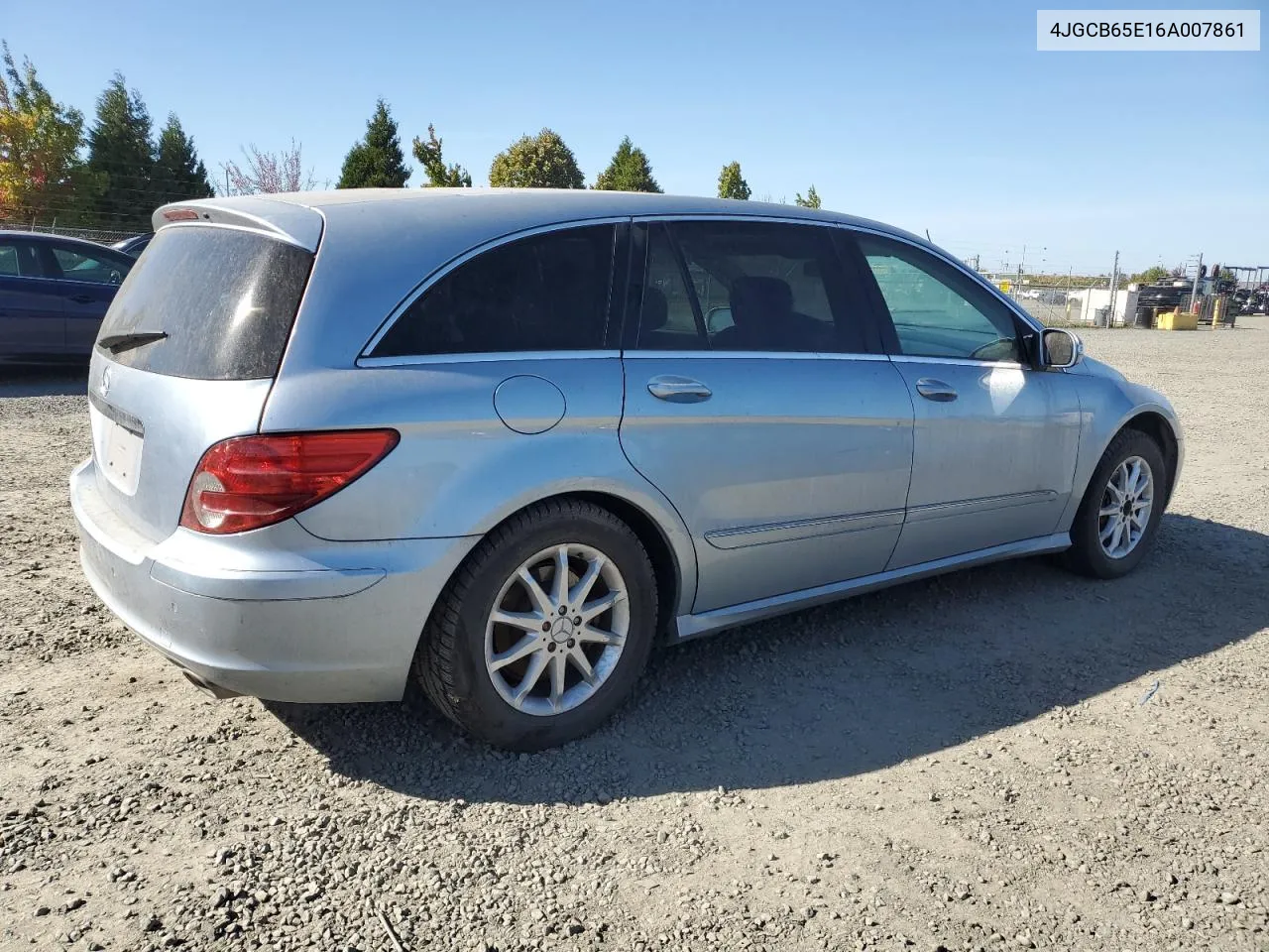 2006 Mercedes-Benz R 350 VIN: 4JGCB65E16A007861 Lot: 74063004