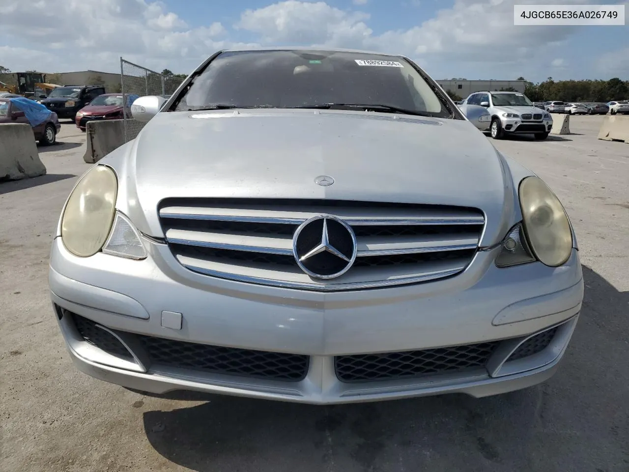 2006 Mercedes-Benz R 350 VIN: 4JGCB65E36A026749 Lot: 78892584