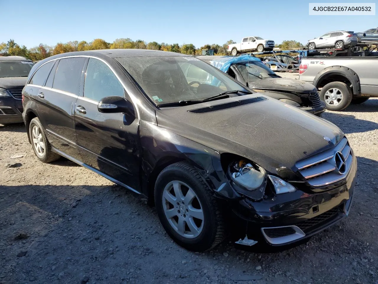 2007 Mercedes-Benz R 320 Cdi VIN: 4JGCB22E67A040532 Lot: 74525284