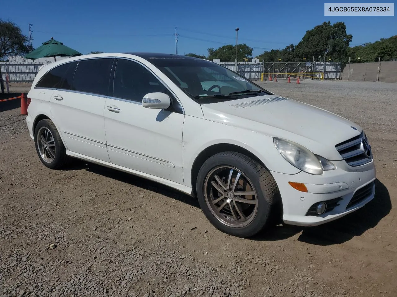 2008 Mercedes-Benz R 350 VIN: 4JGCB65EX8A078334 Lot: 69165864