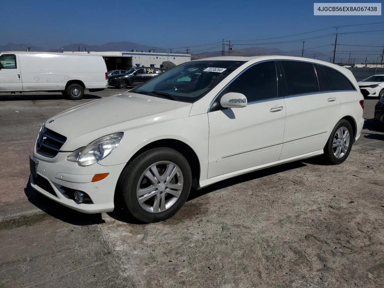 2008 Mercedes-Benz R 350 VIN: 4JGCB56EX8A067438 Lot: 73236264