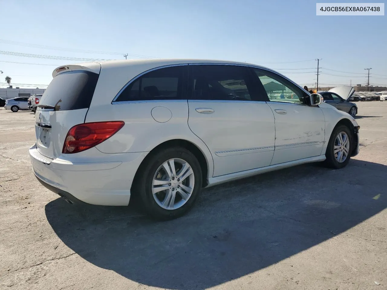 2008 Mercedes-Benz R 350 VIN: 4JGCB56EX8A067438 Lot: 73236264