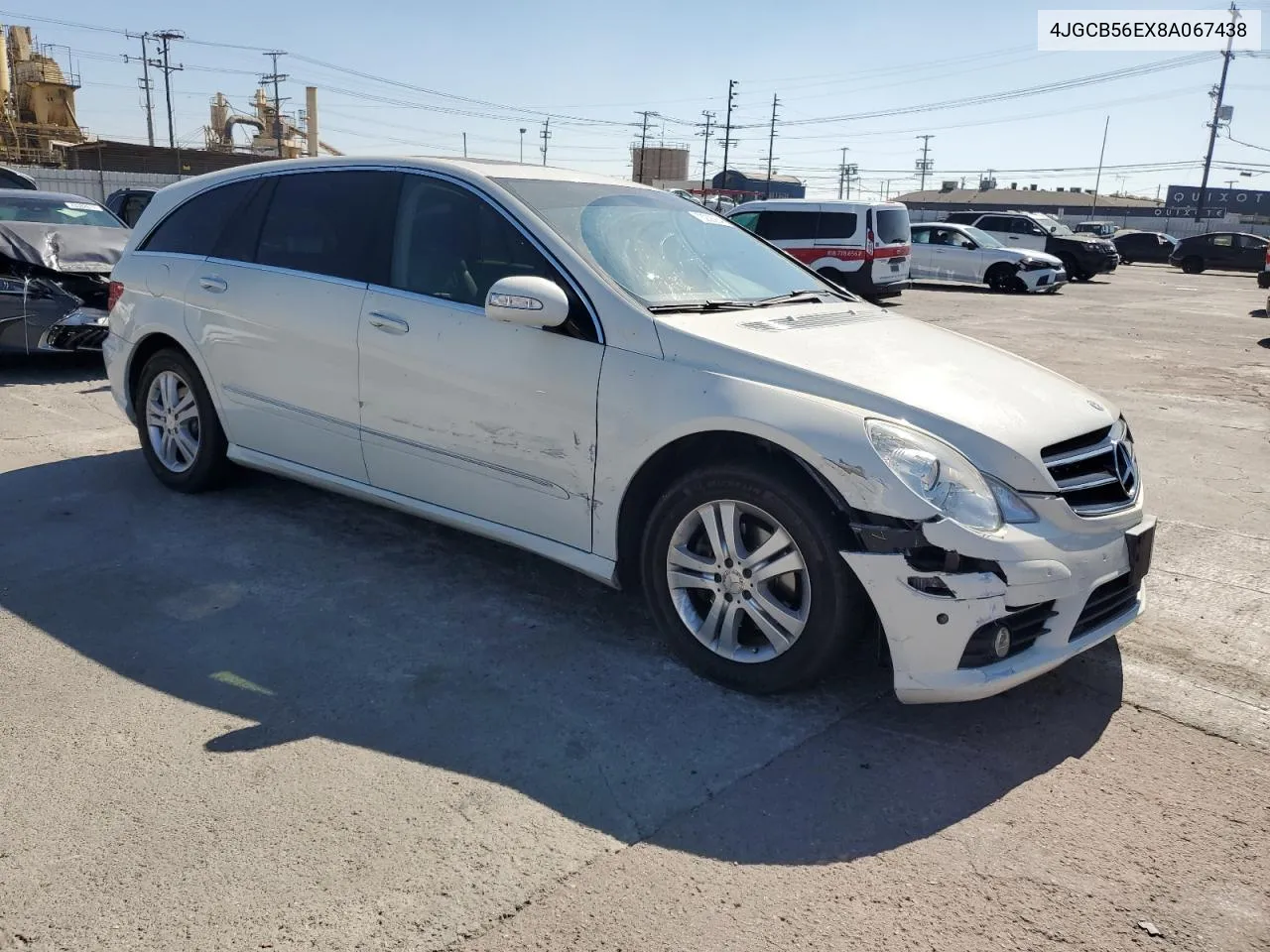 2008 Mercedes-Benz R 350 VIN: 4JGCB56EX8A067438 Lot: 73236264