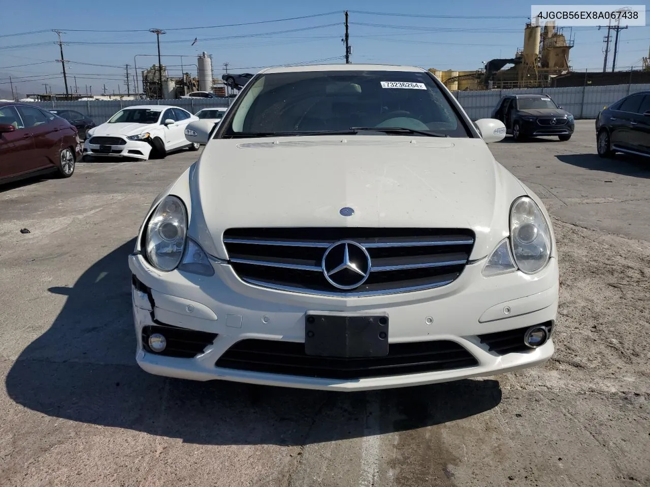 2008 Mercedes-Benz R 350 VIN: 4JGCB56EX8A067438 Lot: 73236264