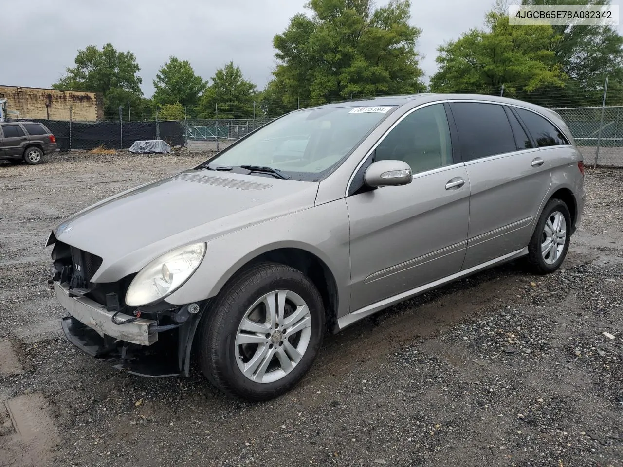 2008 Mercedes-Benz R 350 VIN: 4JGCB65E78A082342 Lot: 73275194