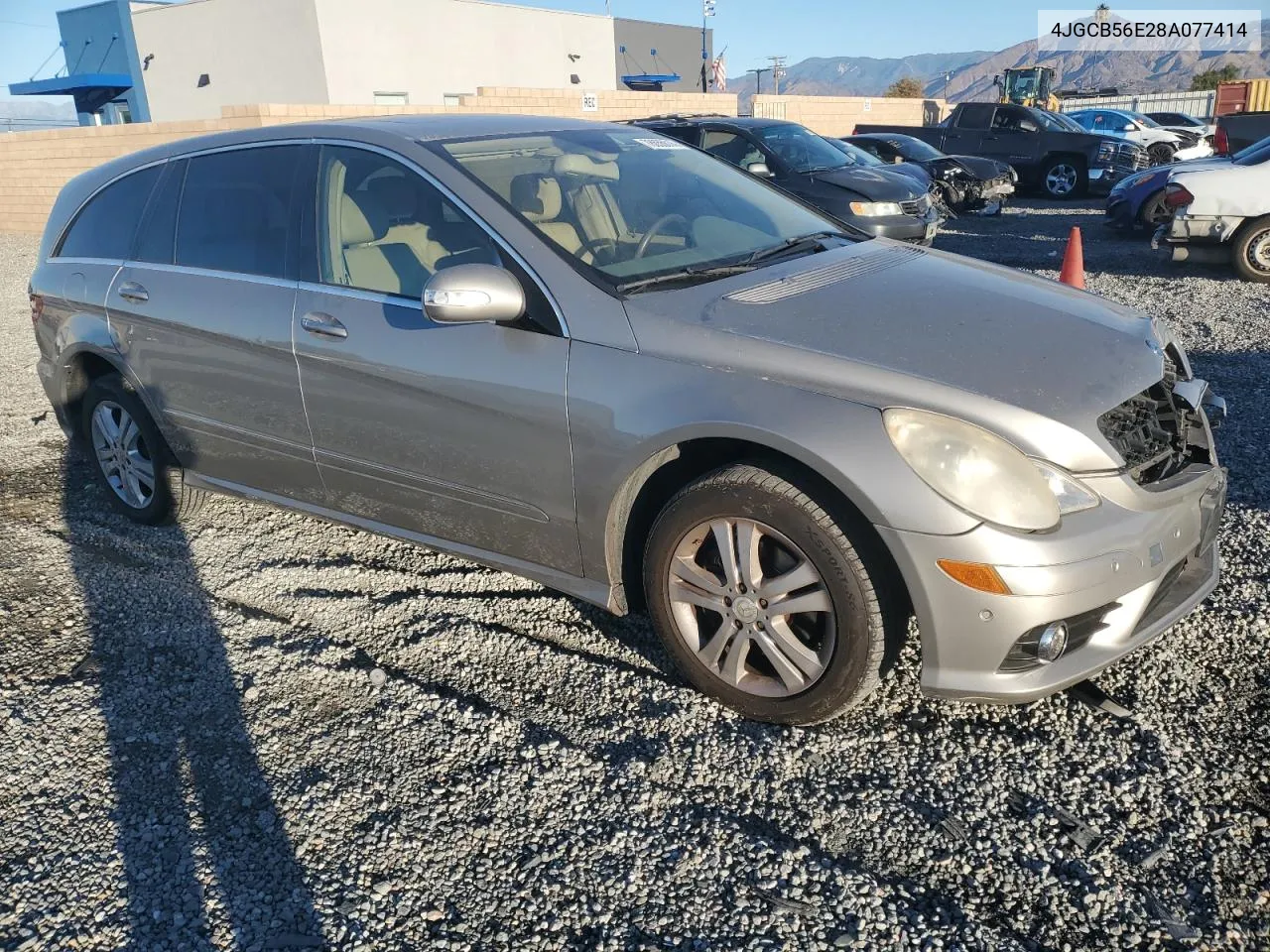 2008 Mercedes-Benz R 350 VIN: 4JGCB56E28A077414 Lot: 78655014