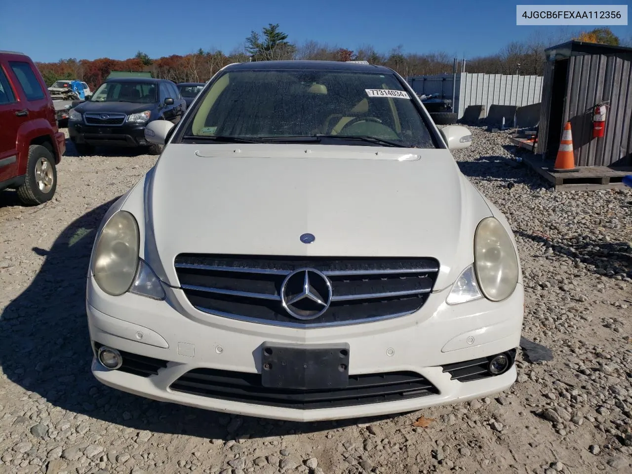 2010 Mercedes-Benz R 350 4Matic VIN: 4JGCB6FEXAA112356 Lot: 77314034