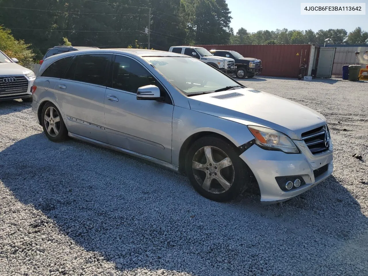 2011 Mercedes-Benz R 350 4Matic VIN: 4JGCB6FE3BA113642 Lot: 69336084