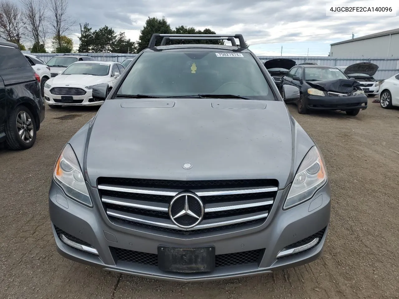 2012 Mercedes-Benz R 350 Bluetec VIN: 4JGCB2FE2CA140096 Lot: 75027874