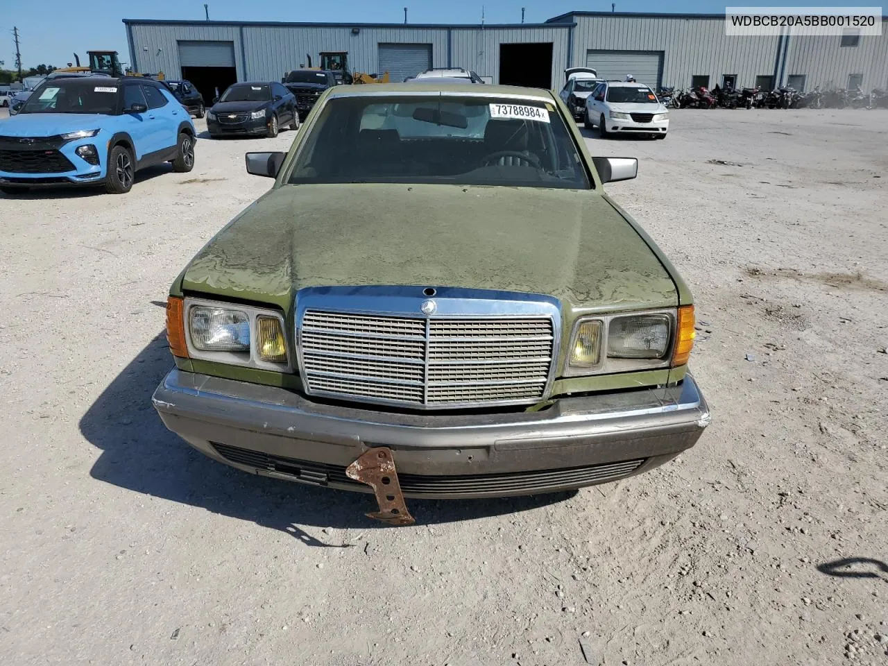 1981 Mercedes-Benz 300 Sd VIN: WDBCB20A5BB001520 Lot: 73788984