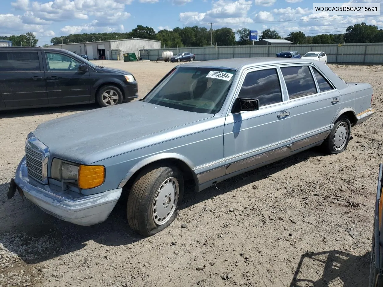 1986 Mercedes-Benz 420 Sel VIN: WDBCA35D5GA215691 Lot: 73805384