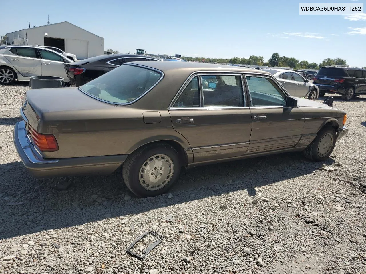 1987 Mercedes-Benz 420 Sel VIN: WDBCA35D0HA311262 Lot: 71760554