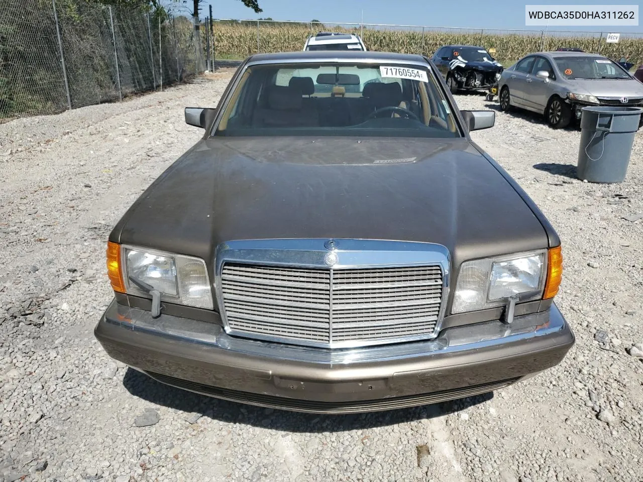 1987 Mercedes-Benz 420 Sel VIN: WDBCA35D0HA311262 Lot: 71760554